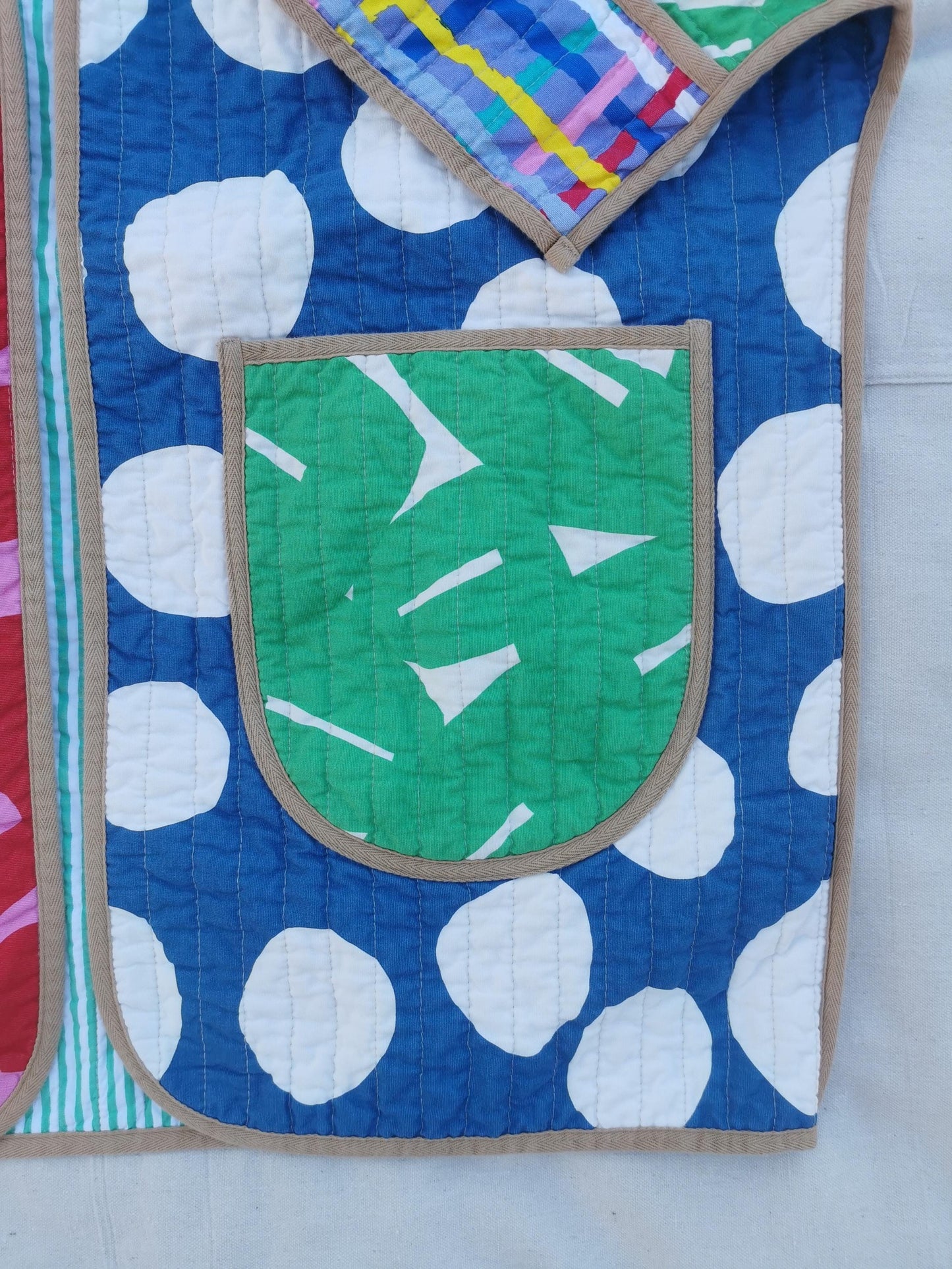 QUILT COAT - Size XL - Bold Prints