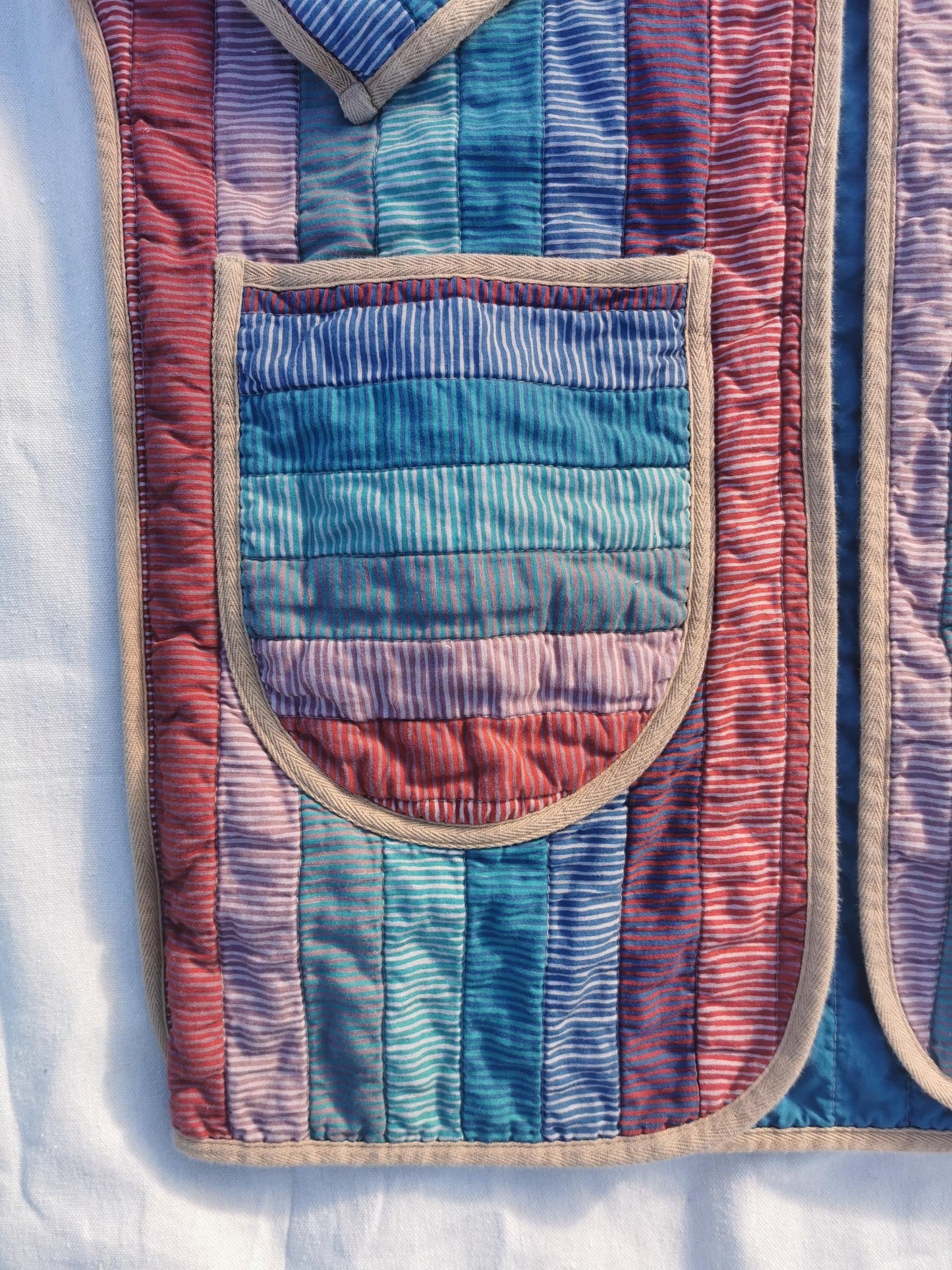 QUILT COAT - Size S - Quilted Cotton Linen