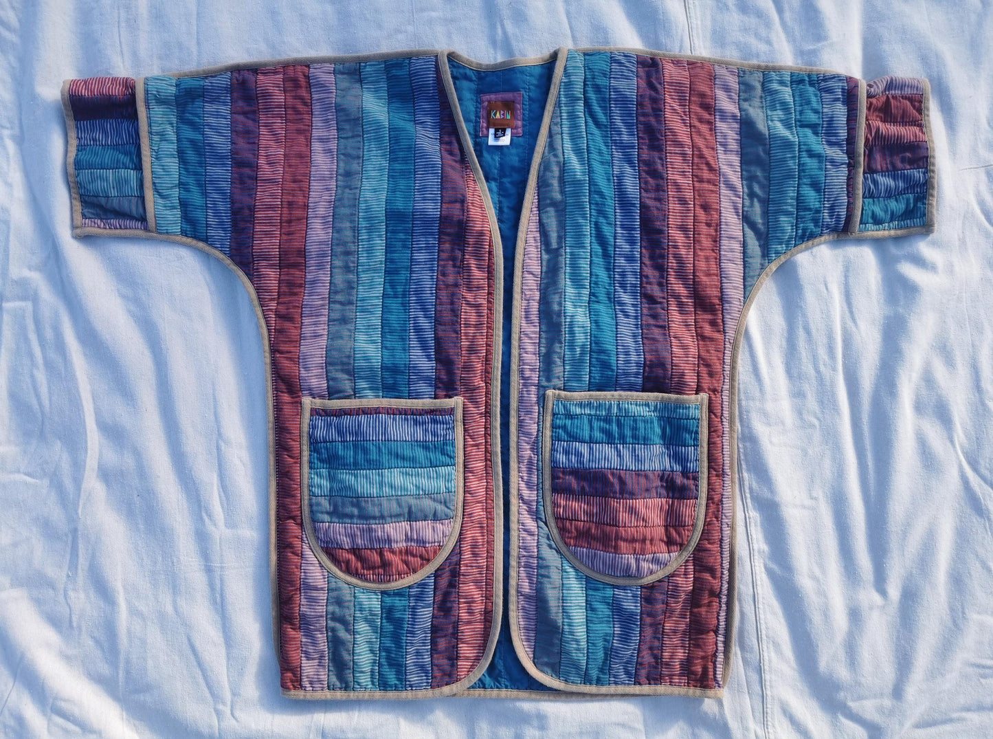 QUILT COAT - Size S - Quilted Cotton Linen