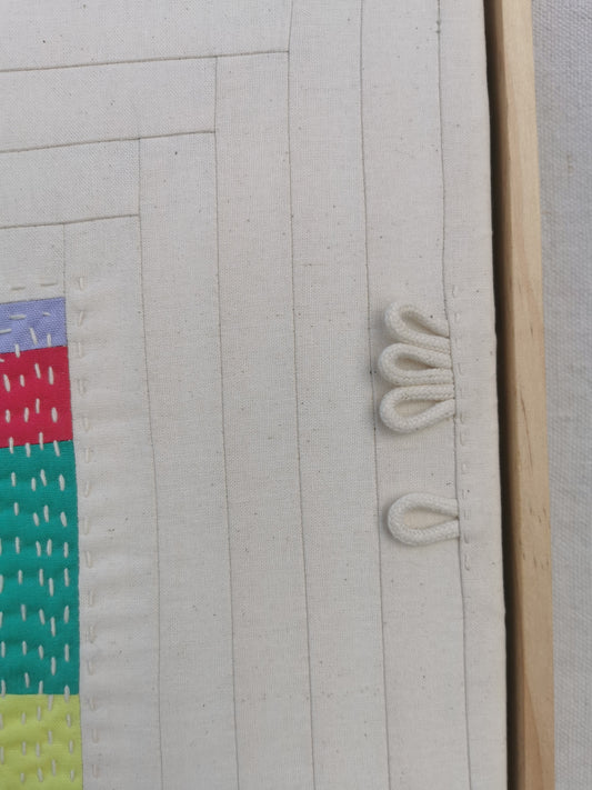 Framed Art Quilt - 12" x 16" - Torn