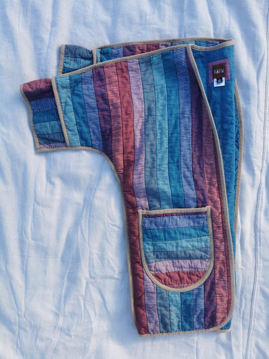 QUILT COAT - Size S - Quilted Cotton Linen