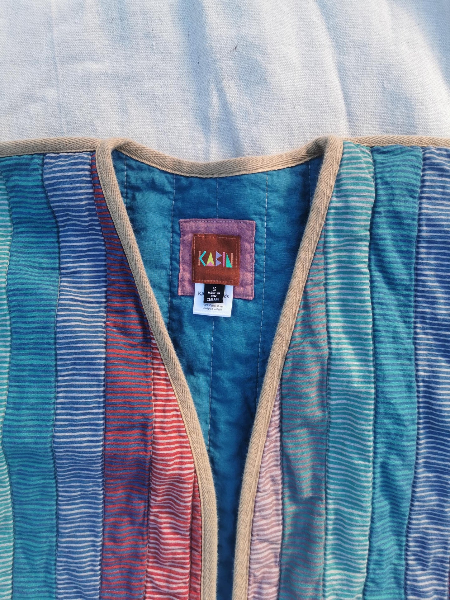 QUILT COAT - Size S - Quilted Cotton Linen