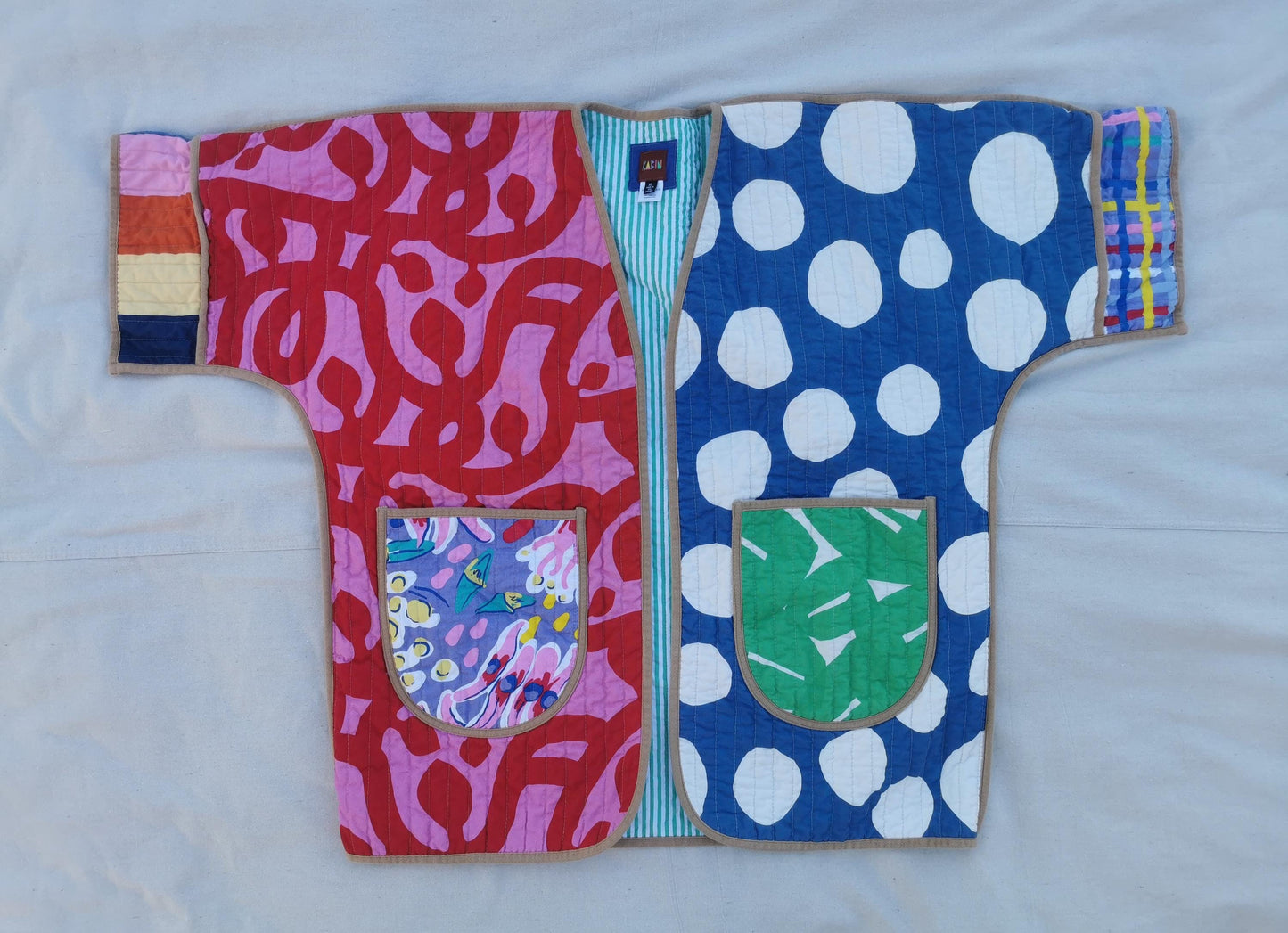 QUILT COAT - Size XL - Bold Prints