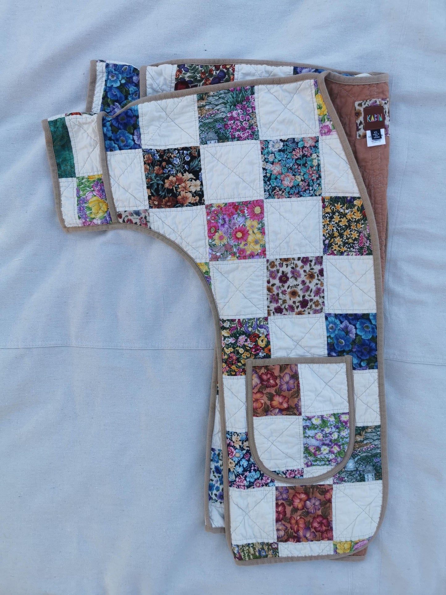 QUILT COAT - Size XS - Patchwork Floral
