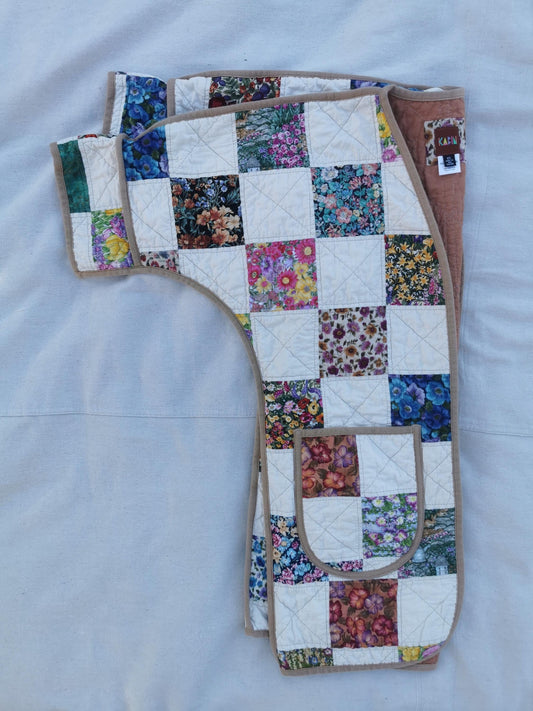 QUILT COAT - Size XS - Patchwork Floral