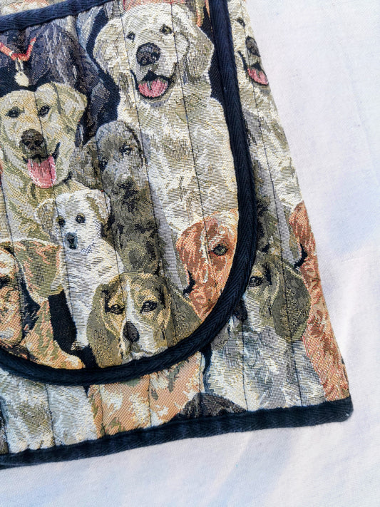 QUILTED VEST - Size S - Tapestry Dogs