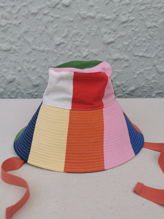 SUN HAT - Size S - Bold Stripe