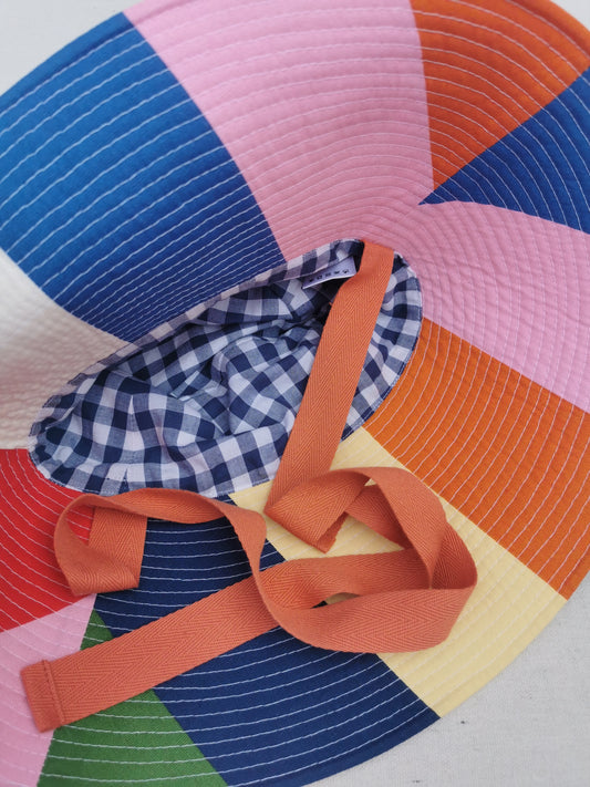 SUN HAT - Size S - Bold Stripe